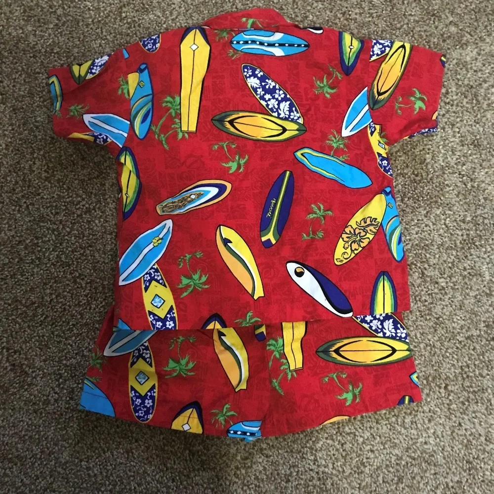 RJC Hawaiian Shirt and Shorts Set 12 M